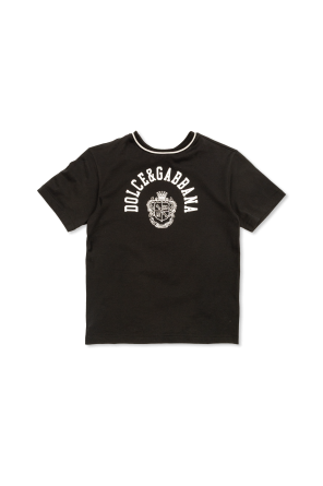 Azul-marinho Cotton T-shirt with logo Moncler Enfant - Vitkac Brazil